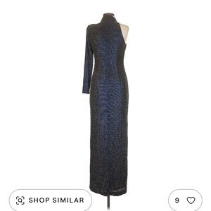 Aidan Mattox One-Shoulder Dress